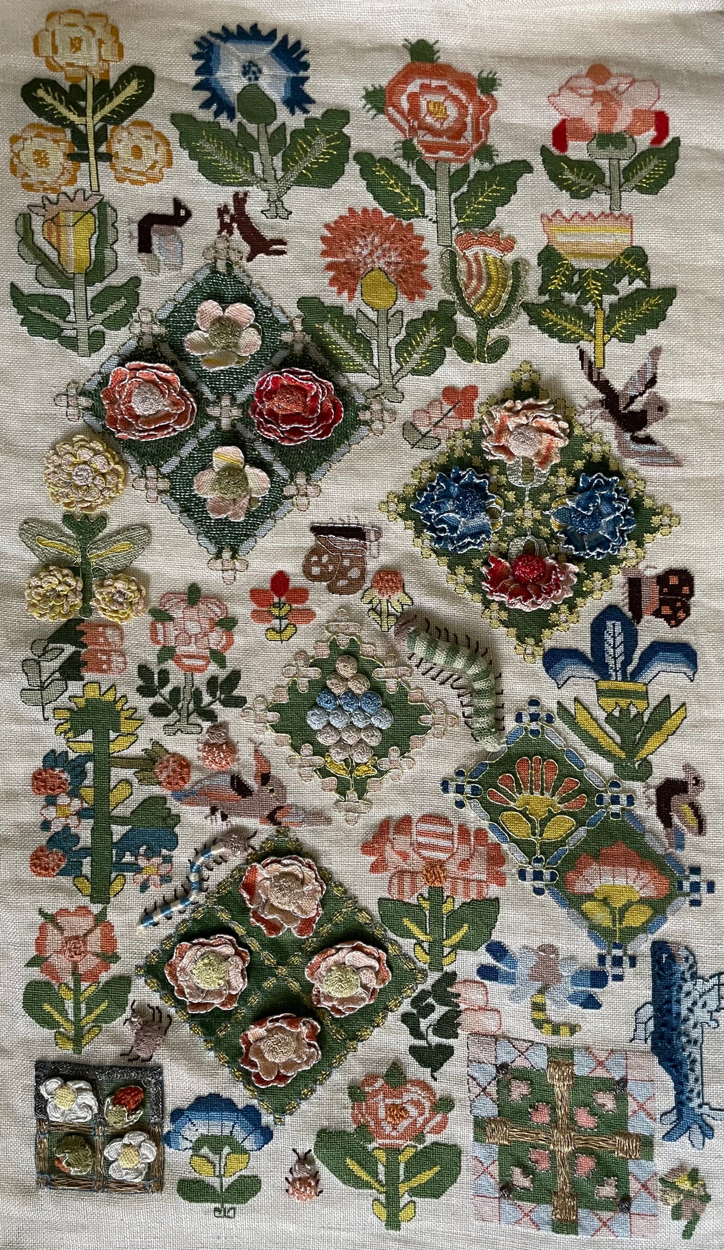 Spot Sampler = 17th Century