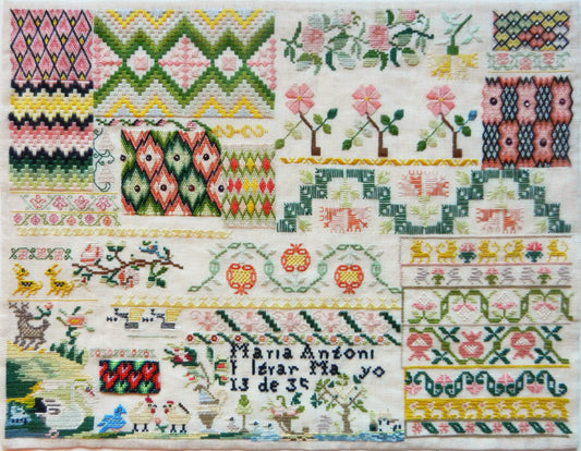 Maria Antoni, 1835 sampler