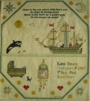 Boy's Birth sampler