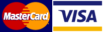 MasterCard and Visa accepted